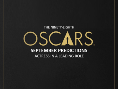 Lead Actress Predictions: September&nbsp;2025